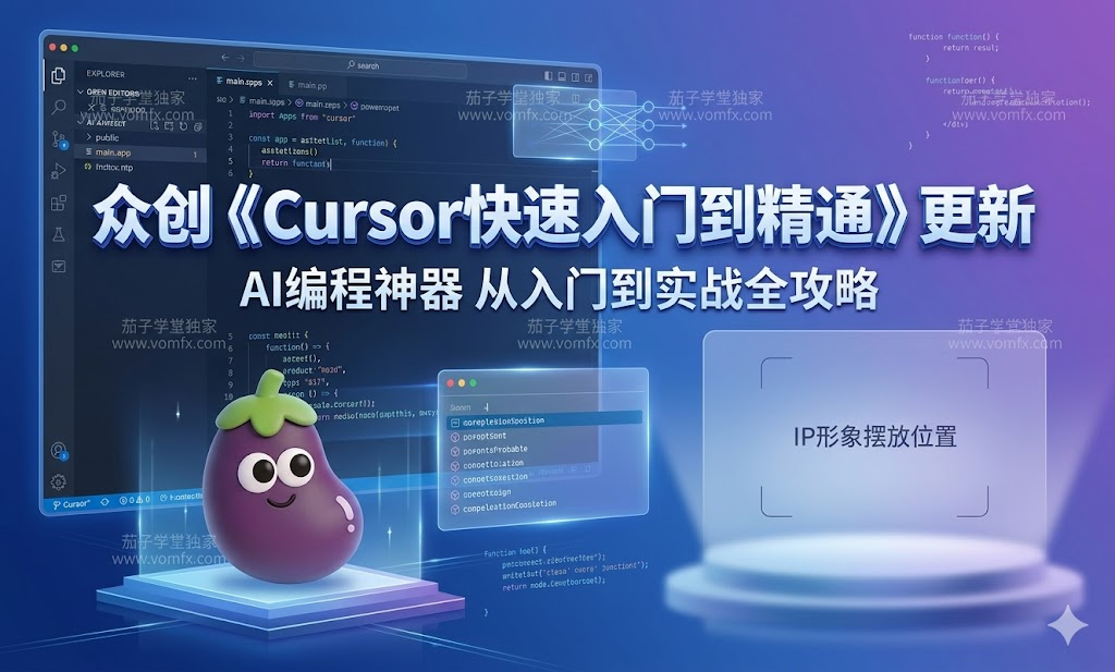 众创《Cursor快速入门到精通》更新