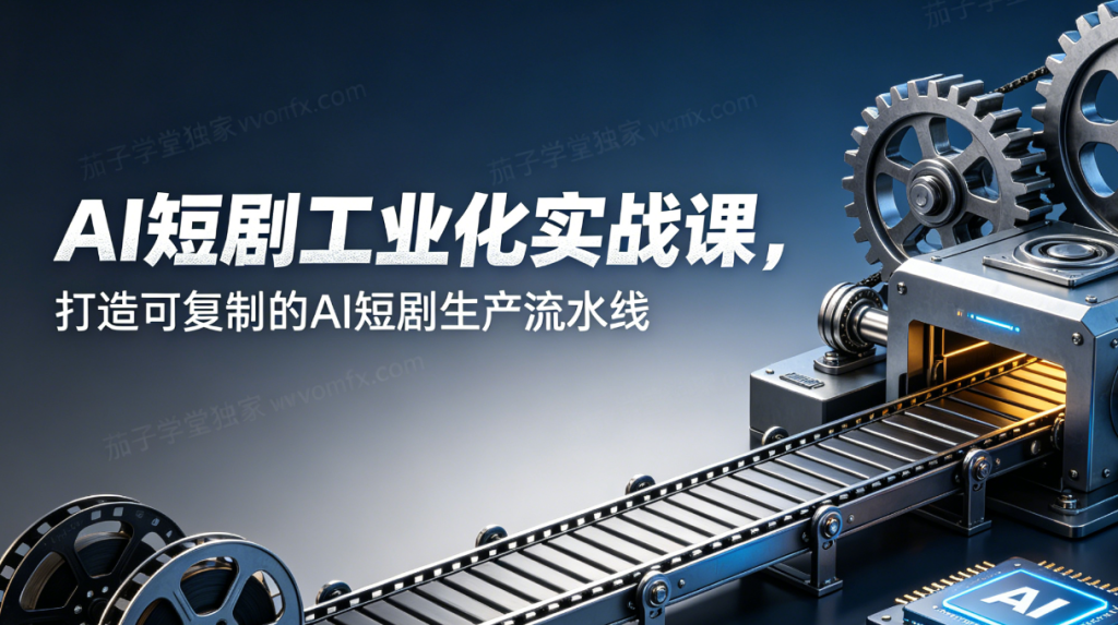 AI 短剧全流程制作实战课｜AI 编剧导演 + 视频生成 + 案例拆解 + 变现运营教程