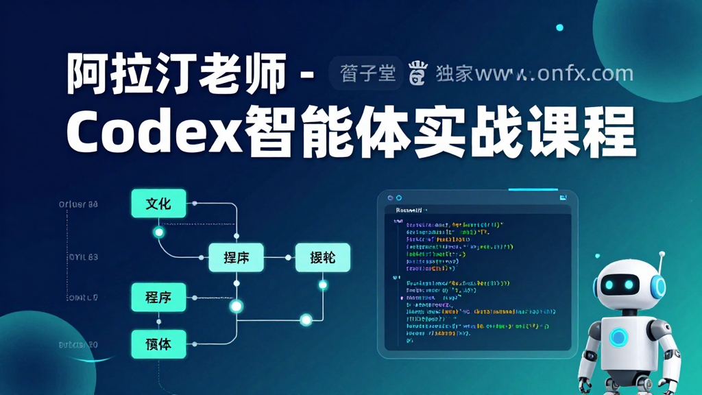 阿拉丁老师 Codex 智能体实战课｜AI 智能体搭建部署落地实操系统学习教程