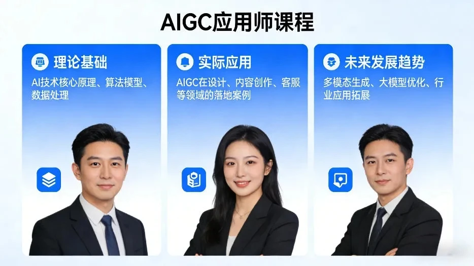 【精】AIGC应用师课程，覆盖了AI技术的理论基础、实际应用、以及未来发展趋势-茄子学堂-学必富
