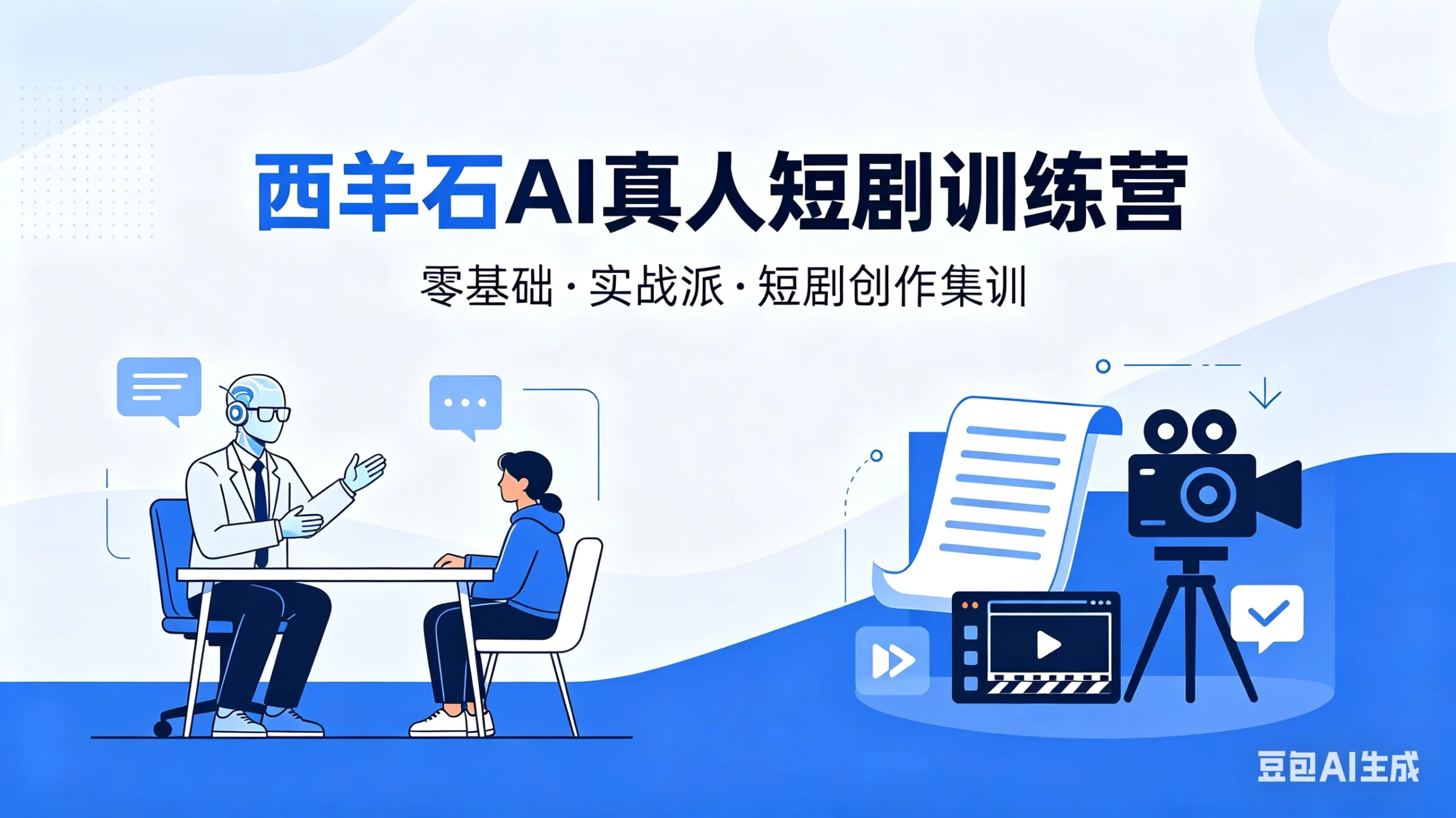 【精】西羊石 AI真人短剧训练营，零基础·实战派·短剧创作集训-茄子学堂-学必富